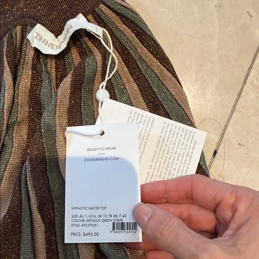 Zimmermann Multicolor Striped Top - Picture 3 of 10